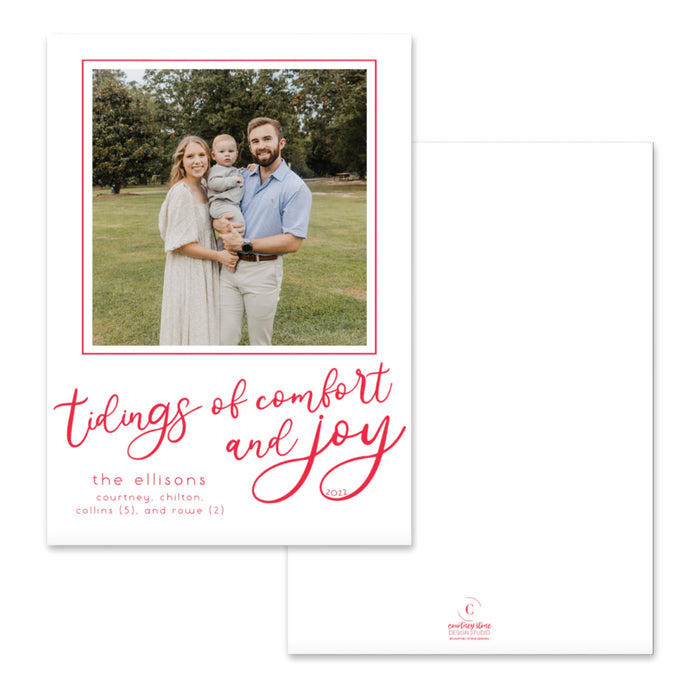 Tidings of Comfort Holiday Card