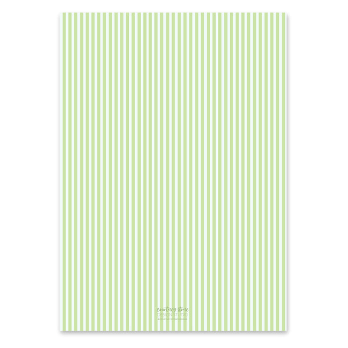 Pear Garland Holiday Card - Blue