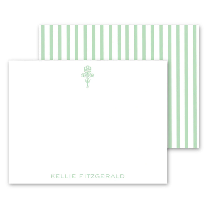 Kellie Floral Block Print Stationery