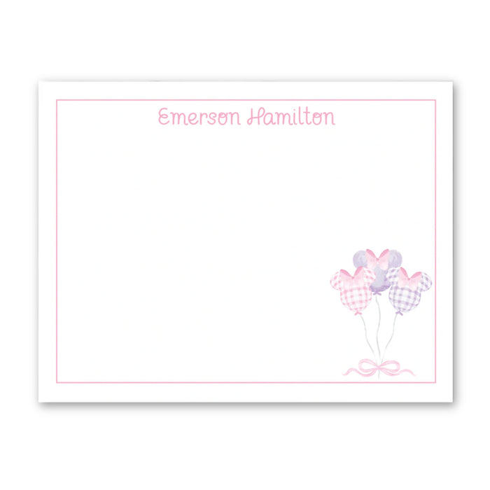 Minnie Balloon Stationery