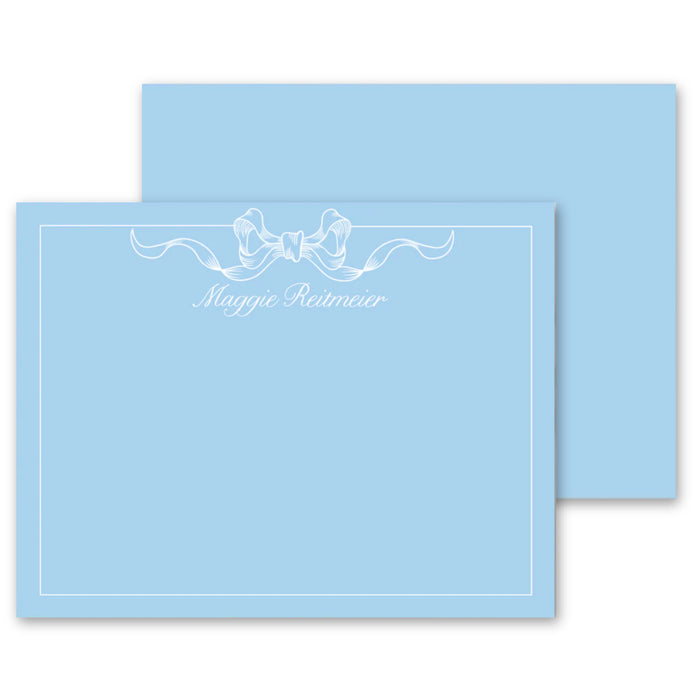 China Blue Bow Stationery