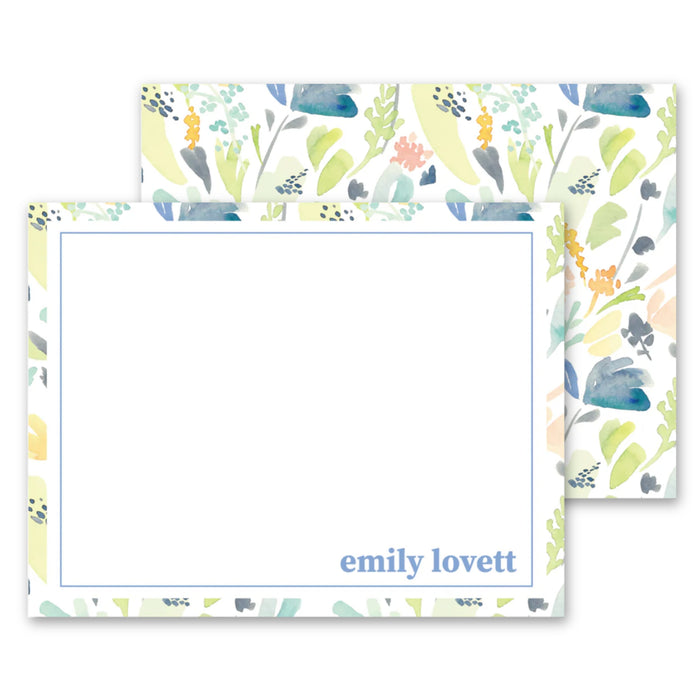 Painted Watercolor Stationery