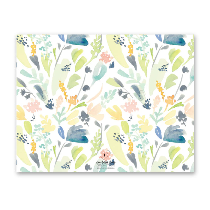 Painted Watercolor Stationery