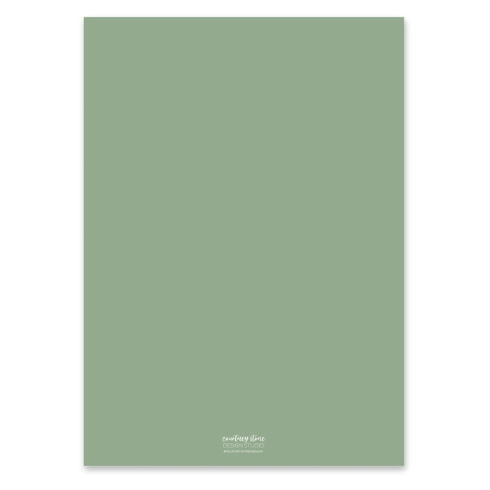 Chinoiserie Frame Holiday Card - Blue