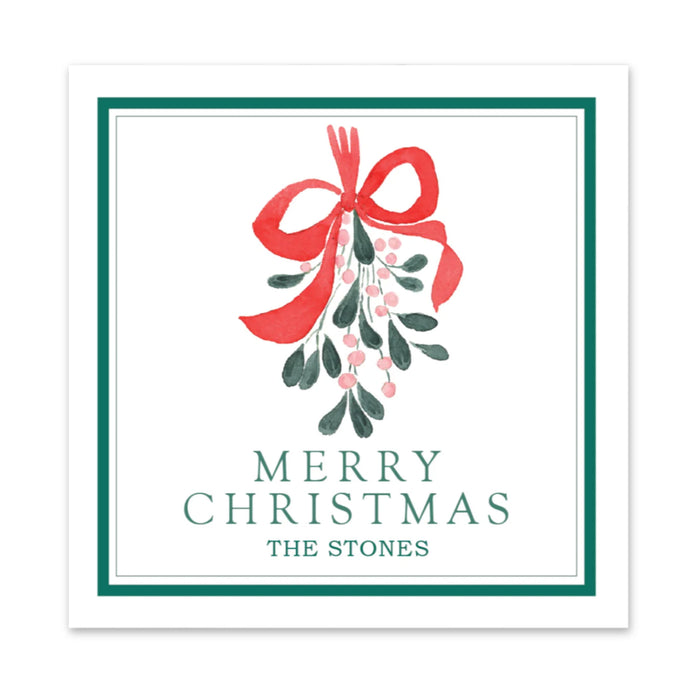 Mistletoe Holiday Tag