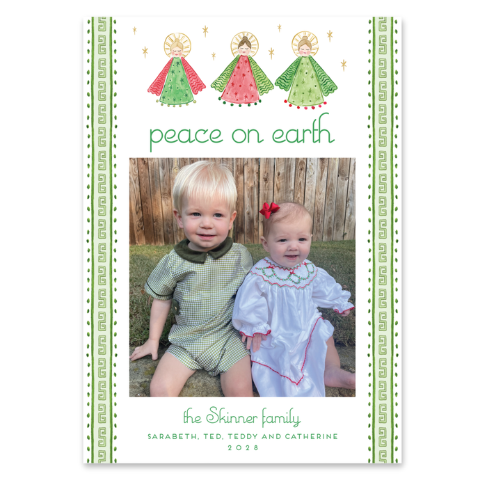 Green Angels Holiday Card