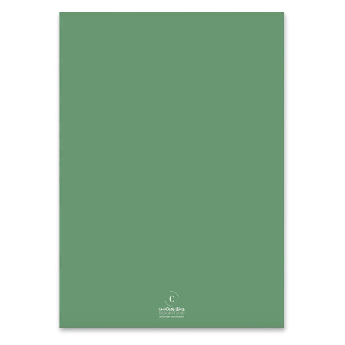Velvet Bow Border Holiday Card