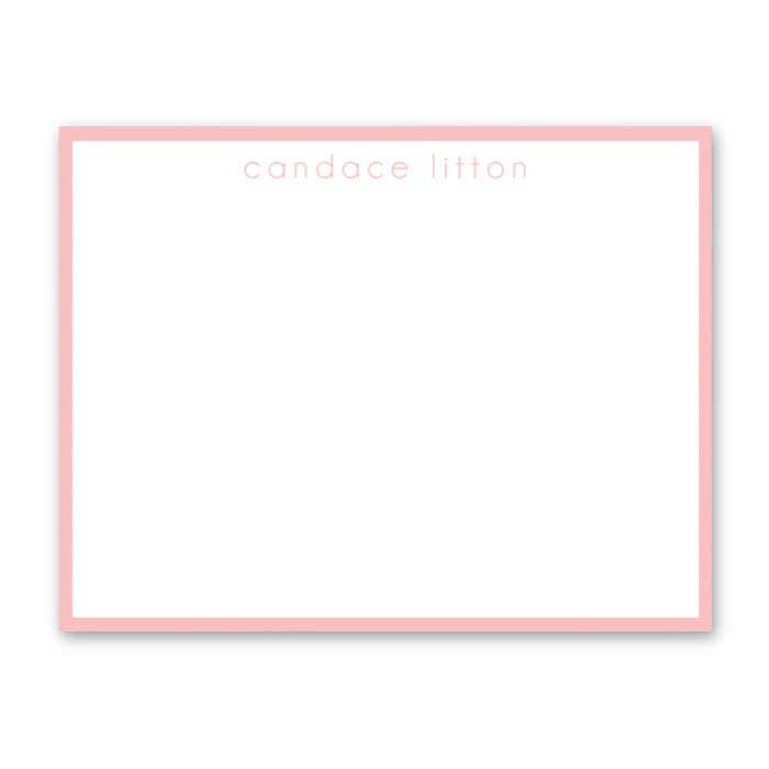 Pink Garden Vine Stationery