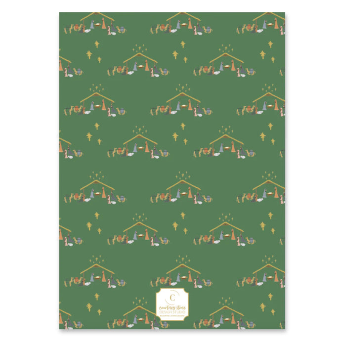 'Let Us Adore Him' Nativity Holiday Card