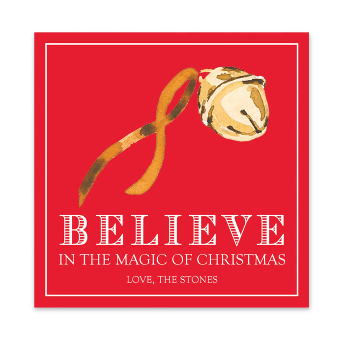 Believe Bell Holiday Tag