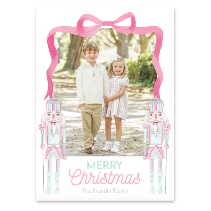 Sweet Christmas Nutcracker Holiday Card