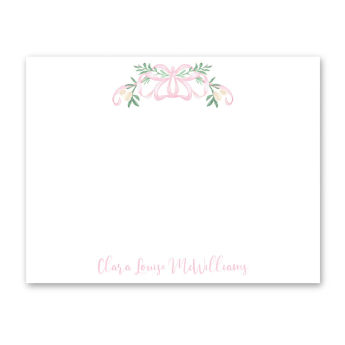 Greenery Bow Stationery
