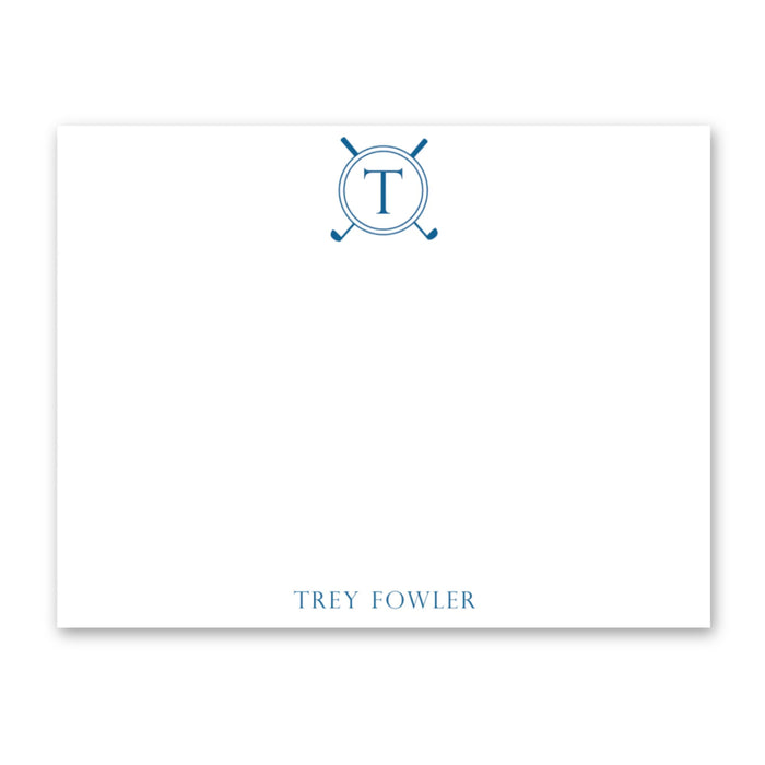 Golf Initial Stationery