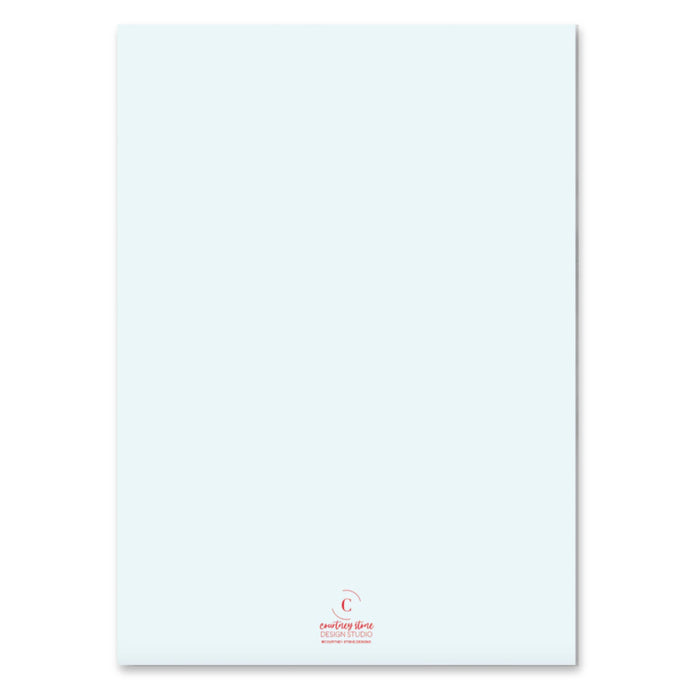 Thin Scallop Border Holiday Card