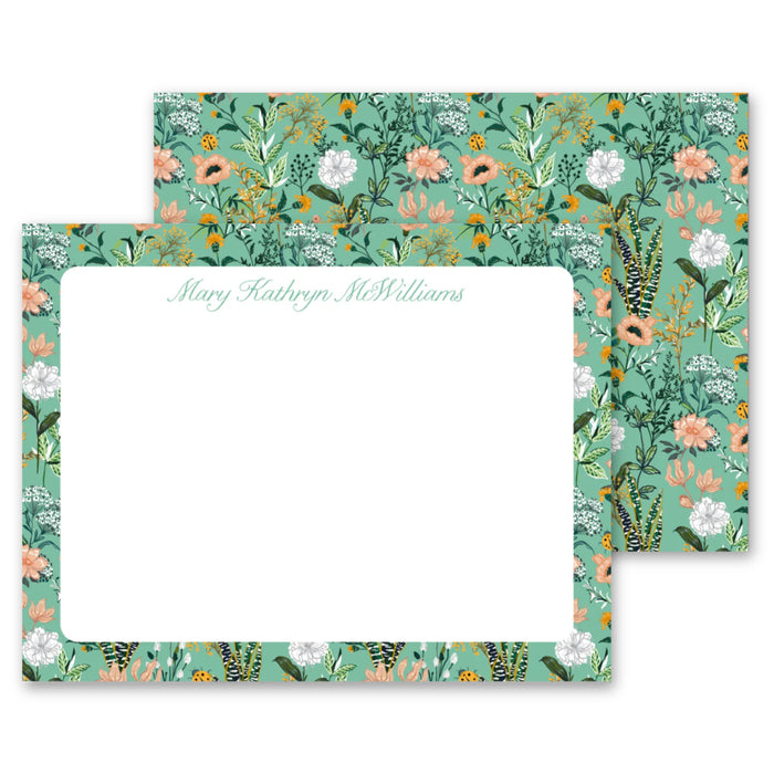 Jade Botanical Stationery