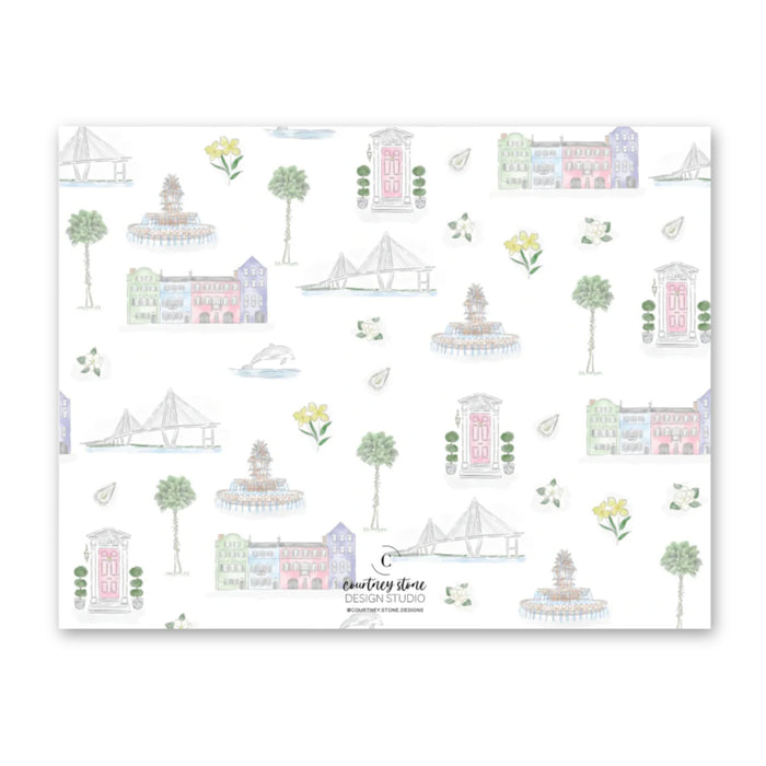 Charleston Toile Color Stationery