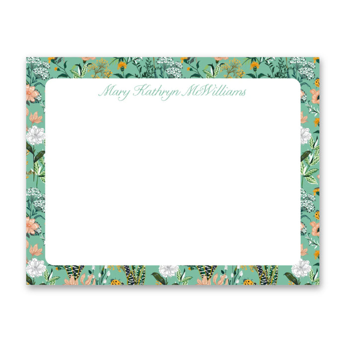 Jade Botanical Stationery