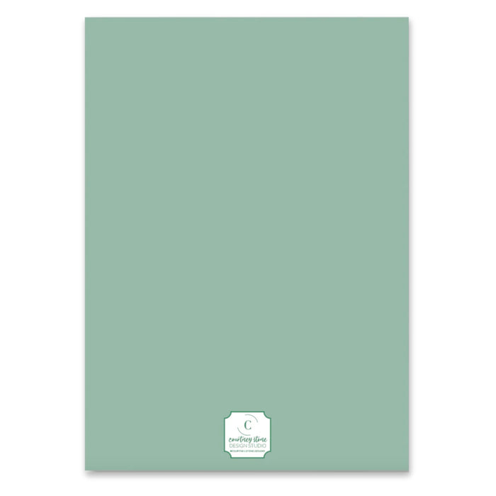 Green Scallop Holiday Card