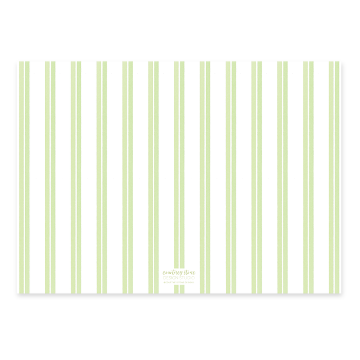 Wintertide Garland Triple Photo Holiday Card