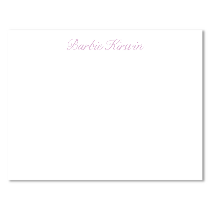 Classic Script Stationery
