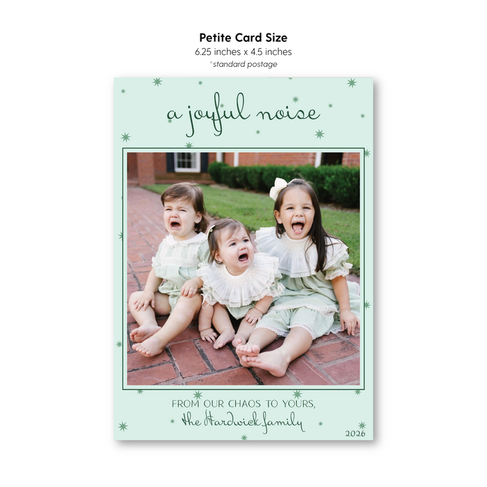 A Joyful Noise Holiday Card - Petite