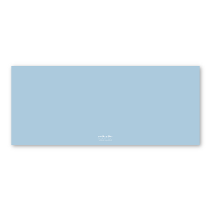 Christmas Blessings 3-Photo Skinny Holiday Card