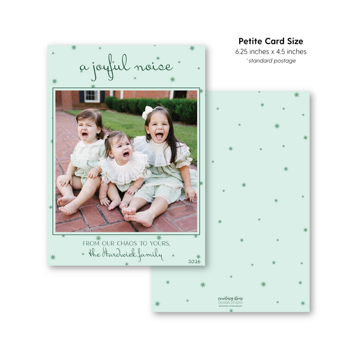 A Joyful Noise Holiday Card - Petite