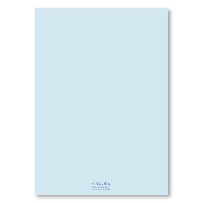 Merry Little Christmas Script Holiday Card