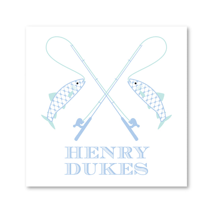 Fishing Rod Enclosure Card | Gift Tag