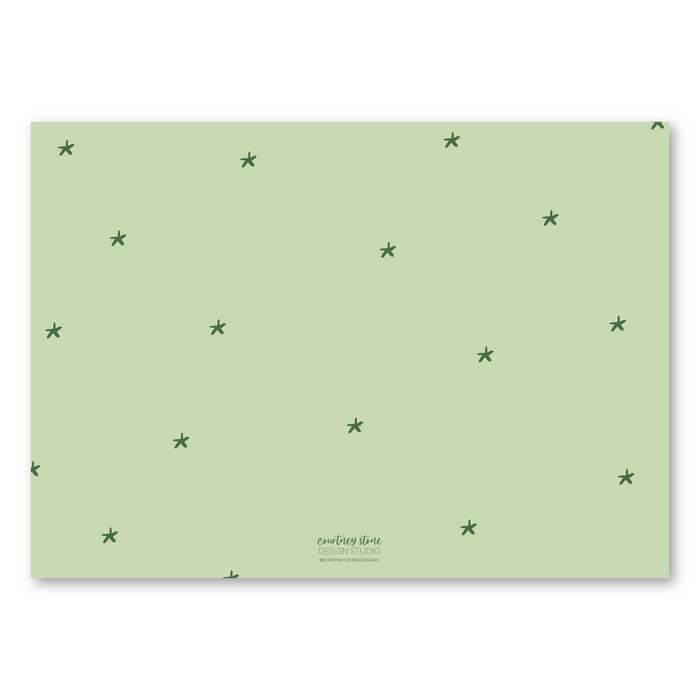 Glory to the Newborn King Horizontal Holiday Card