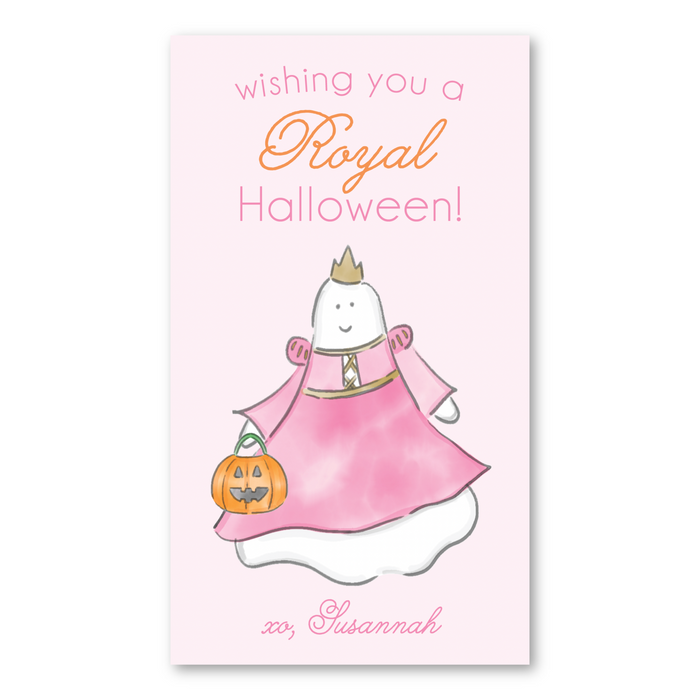Ghost Princess Halloween Tags
