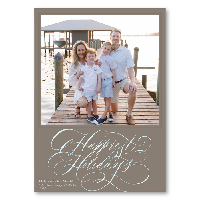 Happiest Holidays Holiday Card