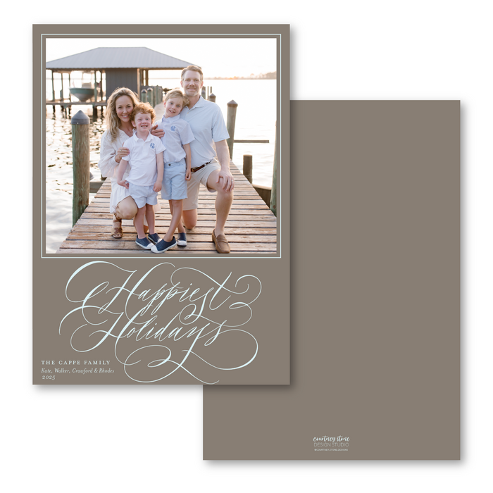 Happiest Holidays Holiday Card