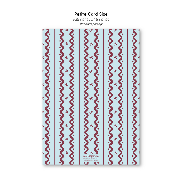 Happy Christmas Holiday Card - Petite