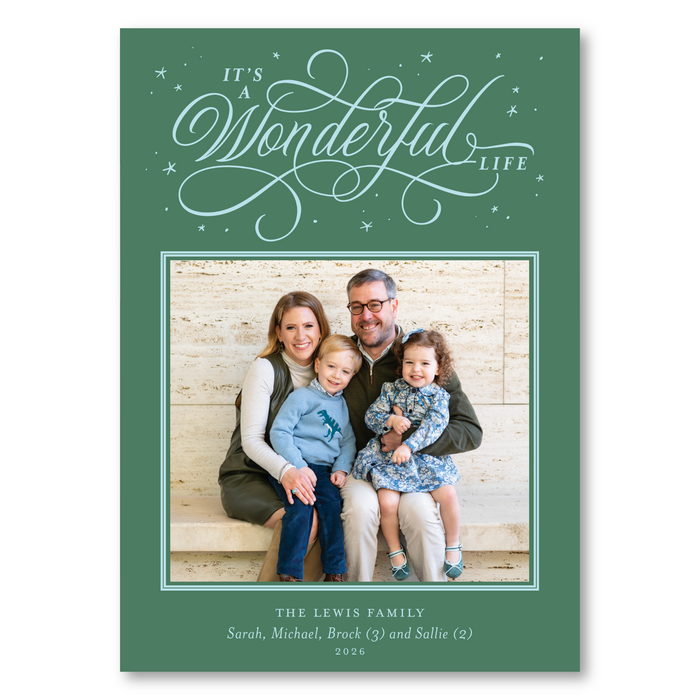 It'a A Wonderful Life Holiday Card