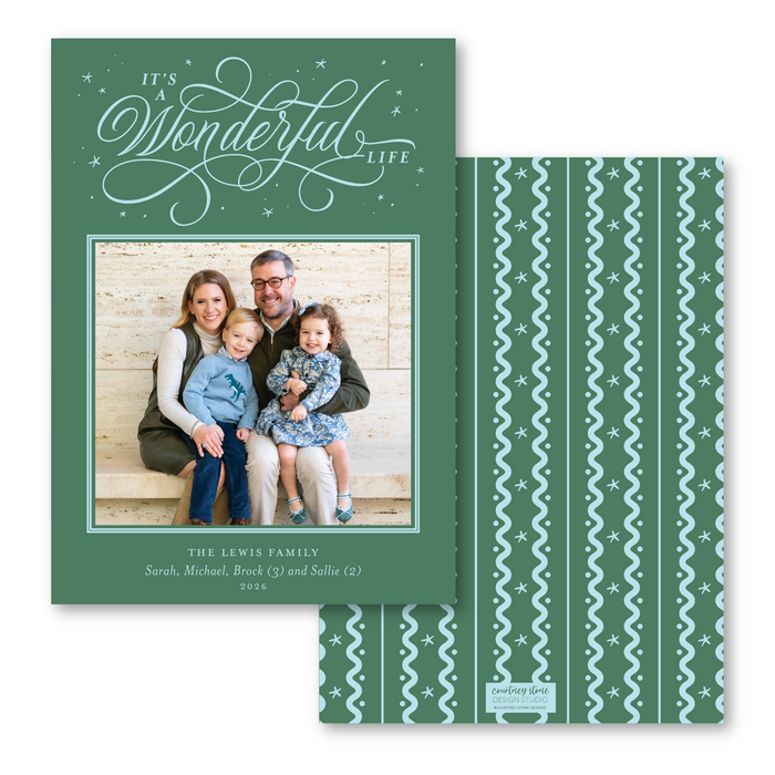 It'a A Wonderful Life Holiday Card