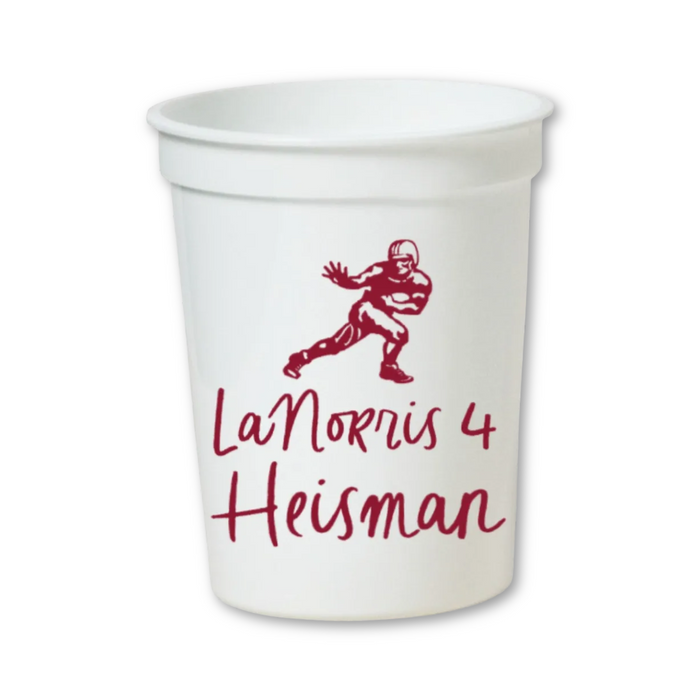 LIMITED STOCK : Heisman Hopeful Cups