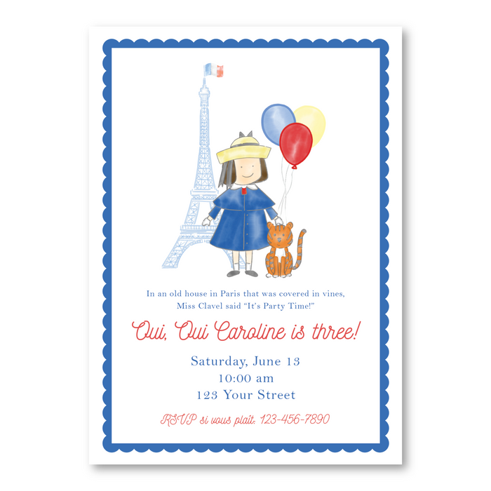 Madeline Birthday Invitations