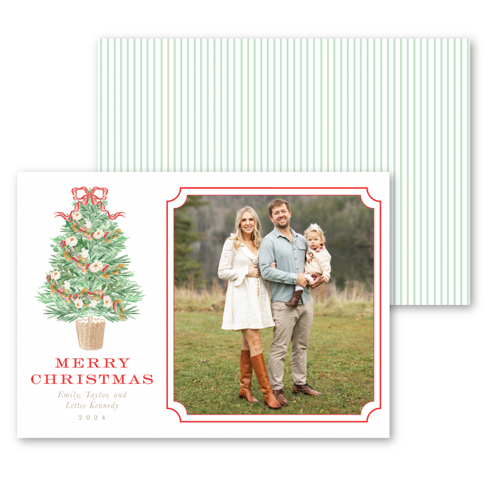 Magnolia Tree Holiday Card | Horizontal