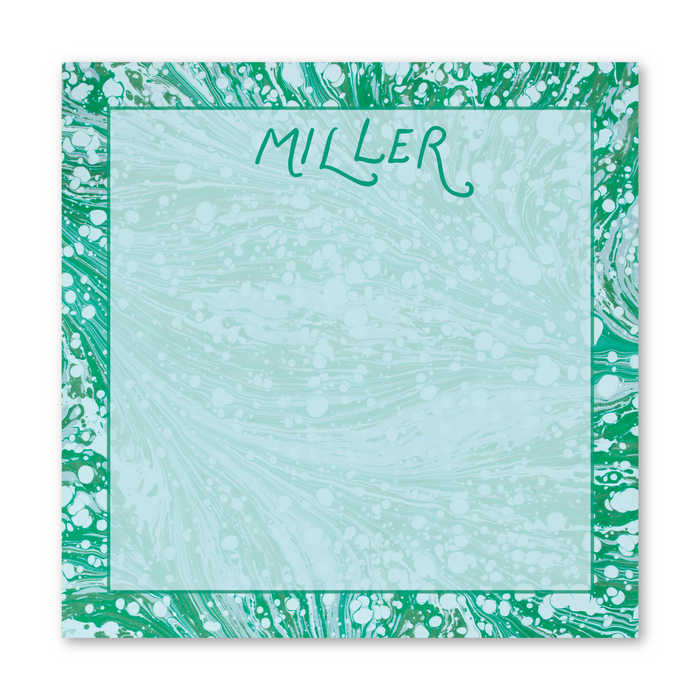 Marble Notepad - Green Dot