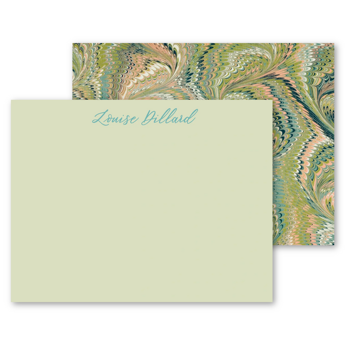 Marble Stationery - Green