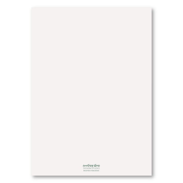 Merry Christmas Stars Calligraphy Holiday Card