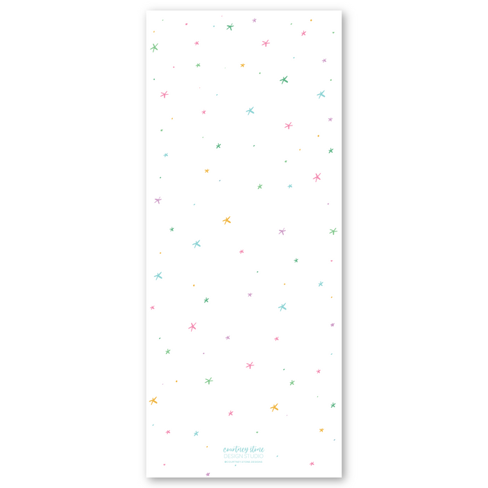 Merry Everything Colorful Skinny Holiday Card