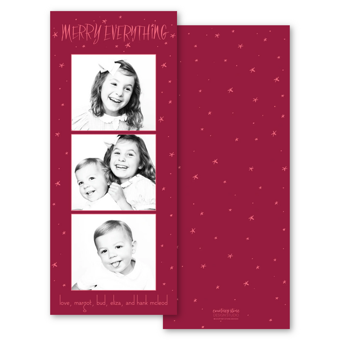 Merry Everything Skinny Holiday Card