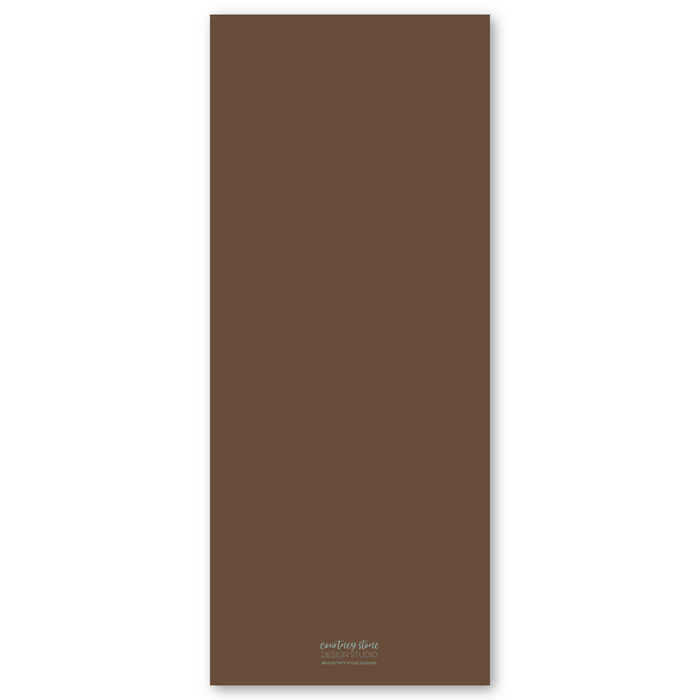 Most Wonderful Time Skinny Holiday Card