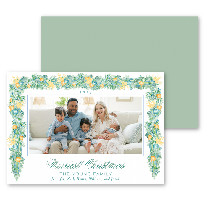 'Palm Royale' Holiday Card - Horizontal