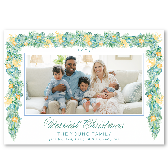 'Palm Royale' Holiday Card - Horizontal