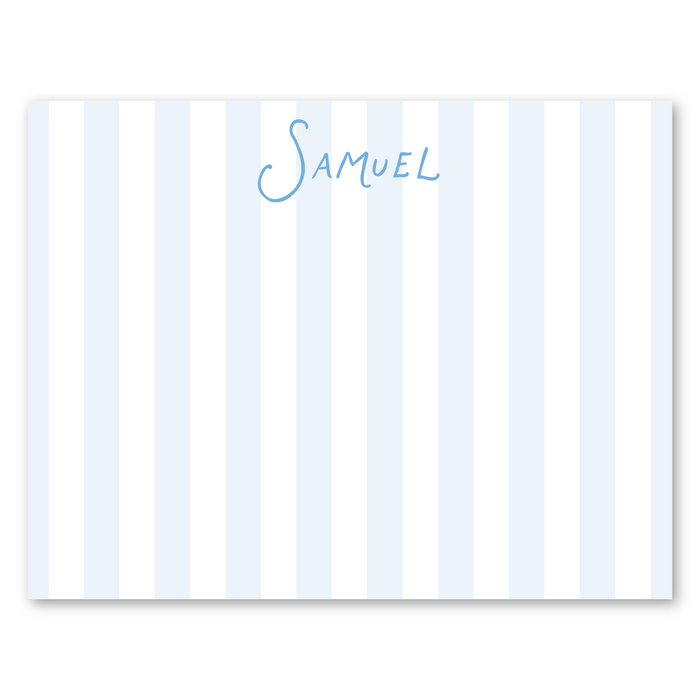 Stripe Stationery - Blue