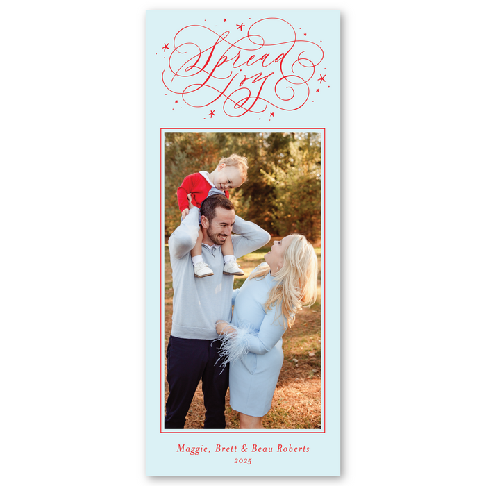 Spread Joy Skinny Holiday Card