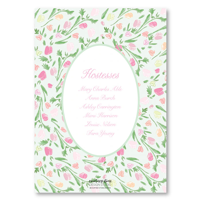 Cheery Floral Shower Invitations